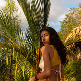 Eva Crop Top / Earthy Yellow