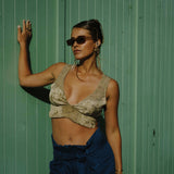 Eva Crop Top / Sage